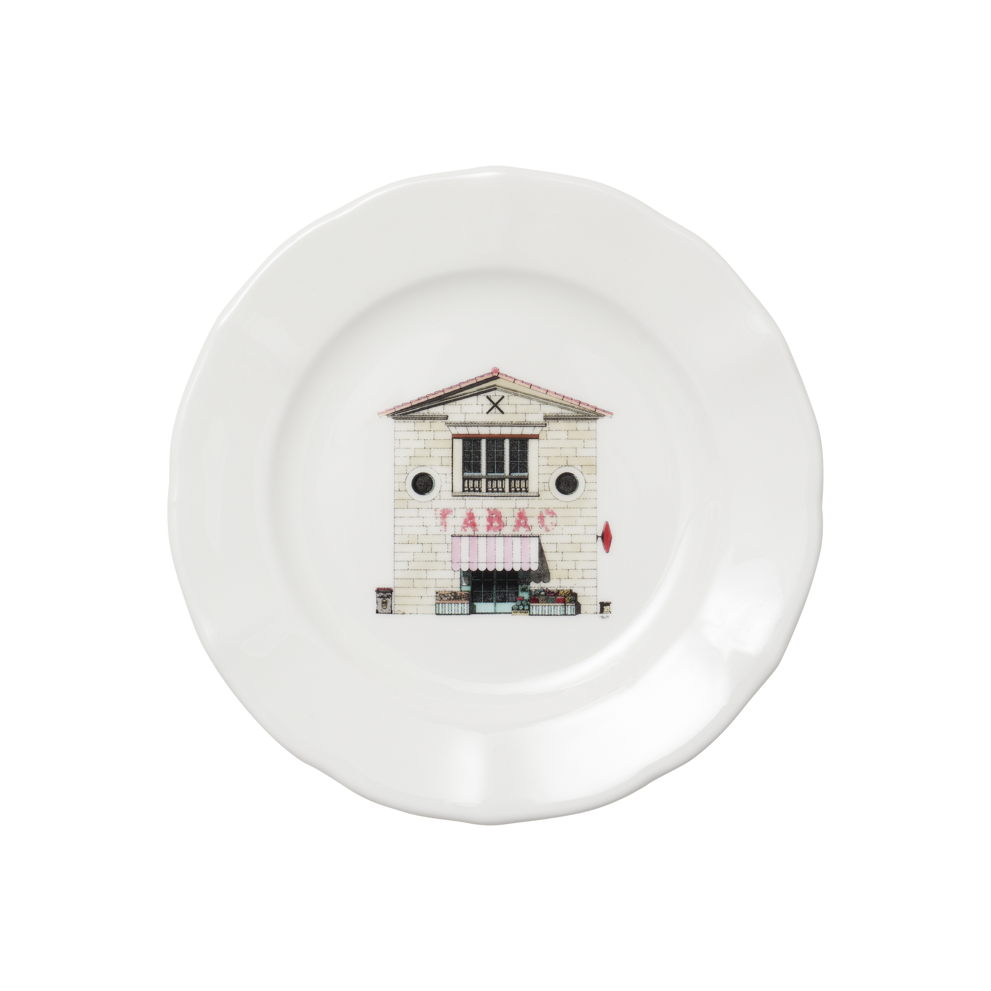 Thibaud Herem Objet - 6" Plate (Old Tobacco Shop) transparent background image