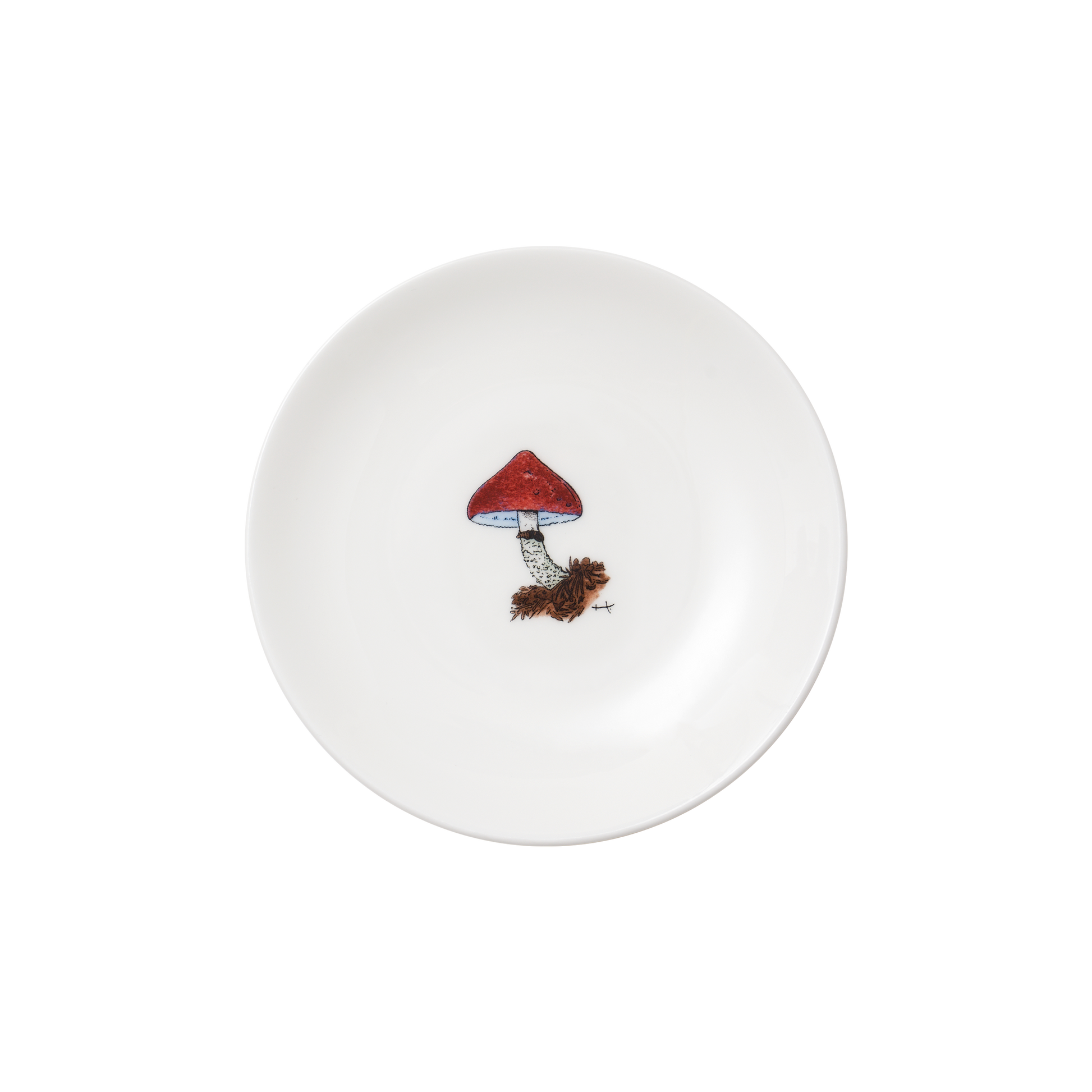 Thibaud Herem Objet - 5" Plate (Red Mushroom) transparent background image