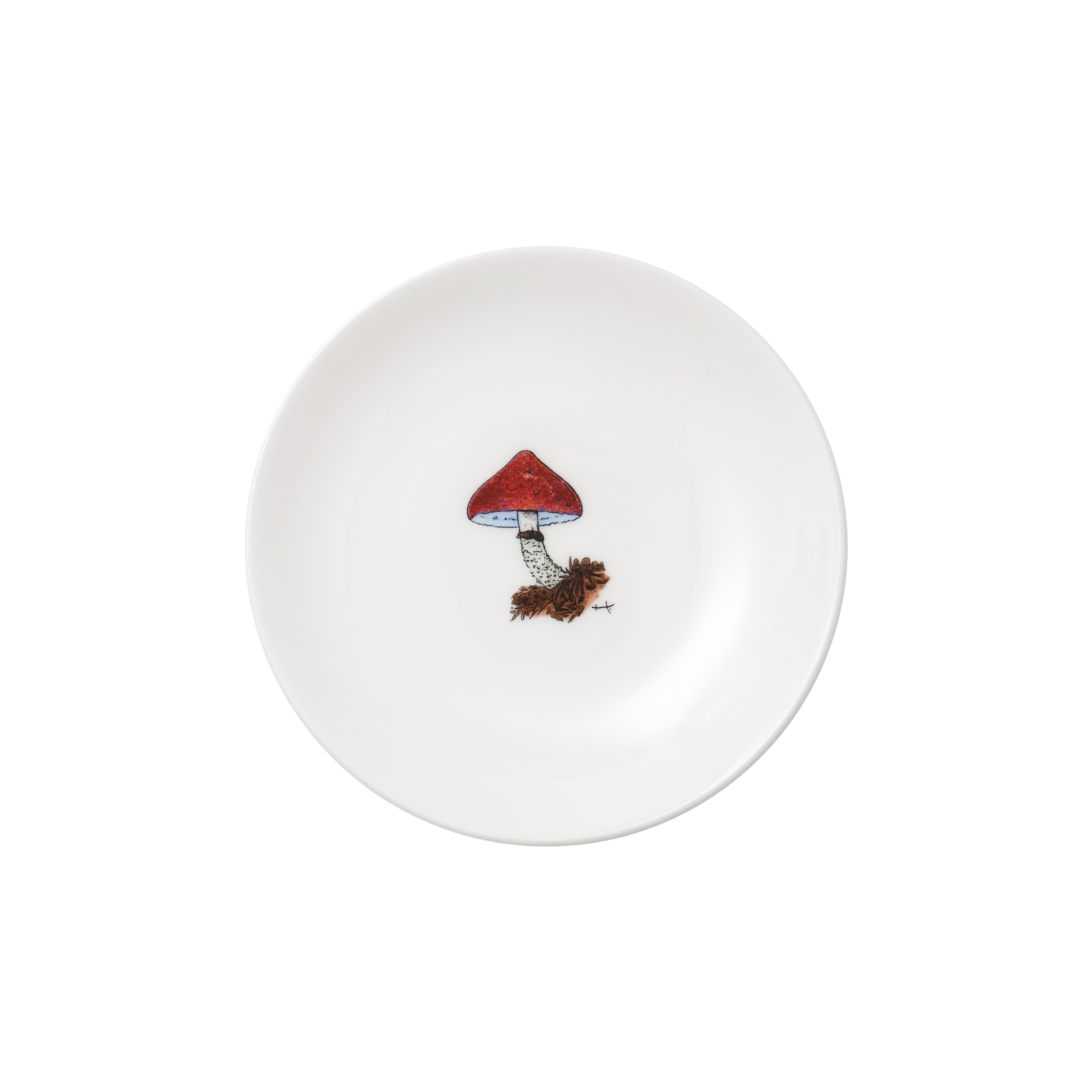 Thibaud Herem Objet - 5" Plate (Red Mushroom) transparent background image