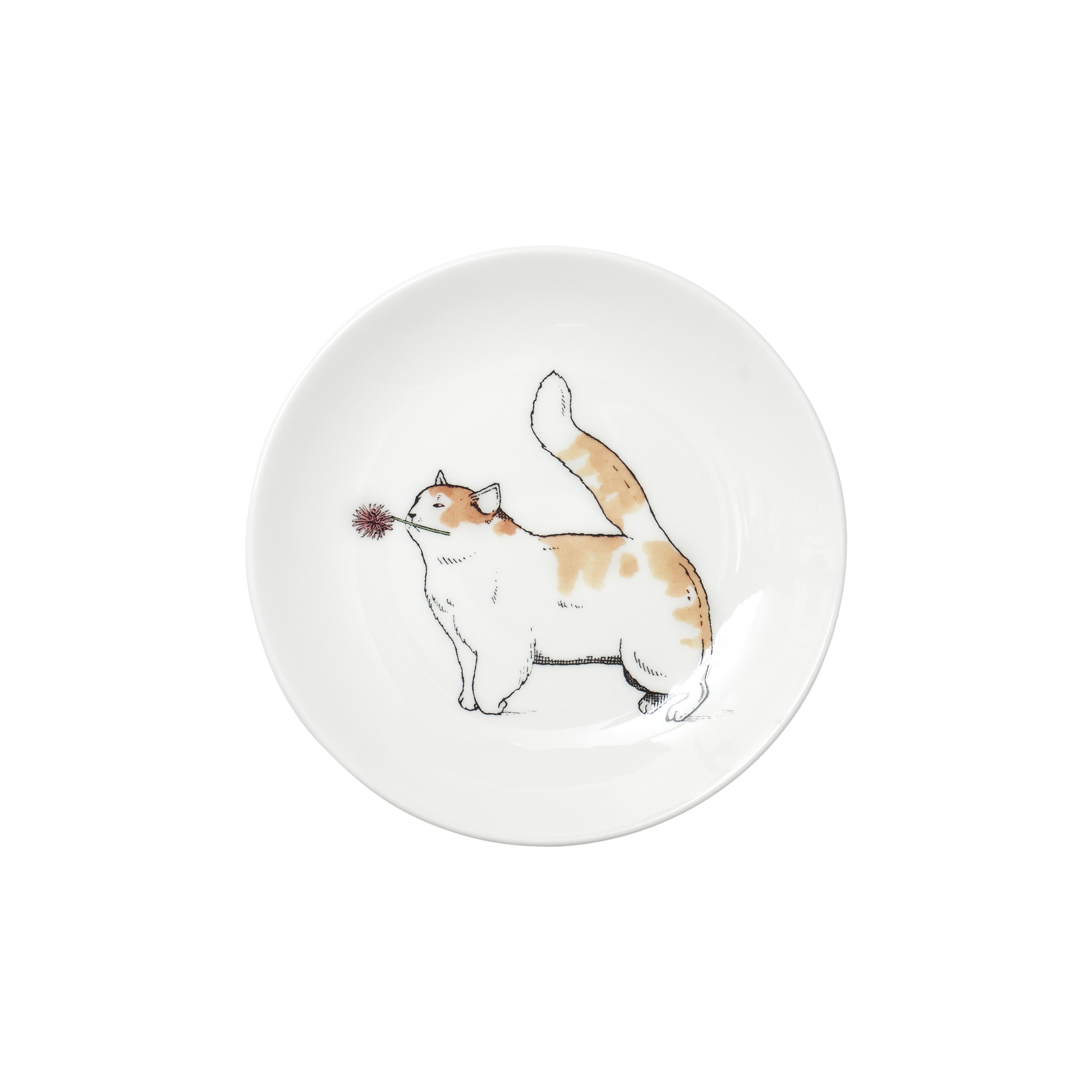 Thibaud Herem Objet - 5" Plate (Happy Cat) transparent background image