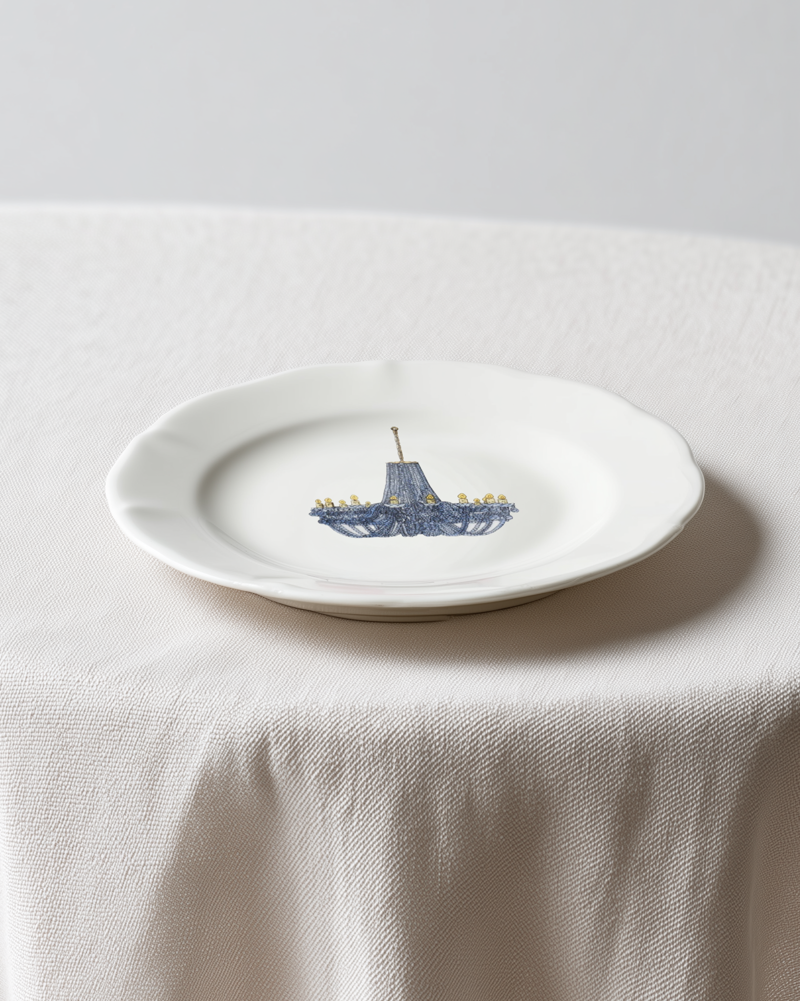 8" Plate (Chandelier)