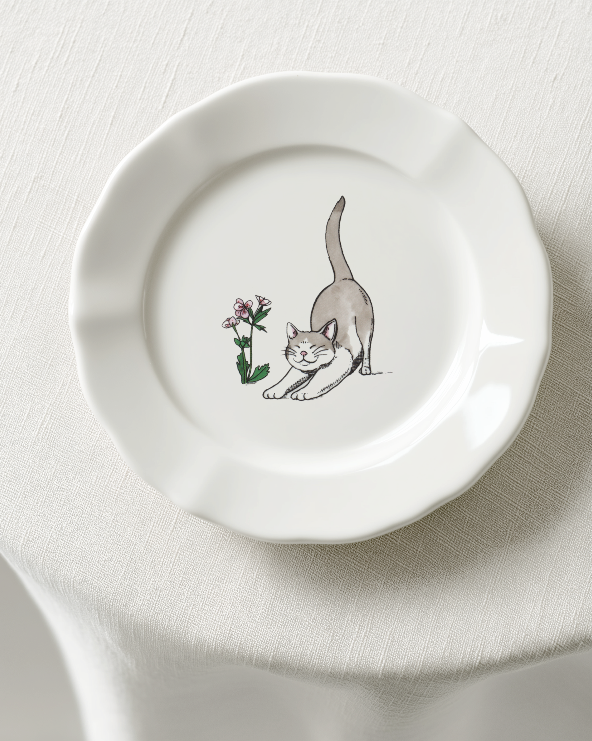 6" Plate (Cat)