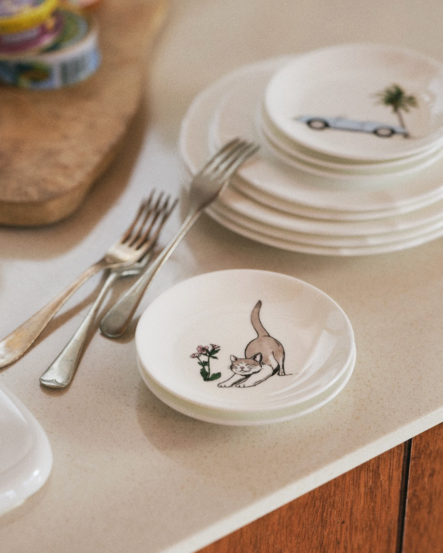 5" Plate (Cat)