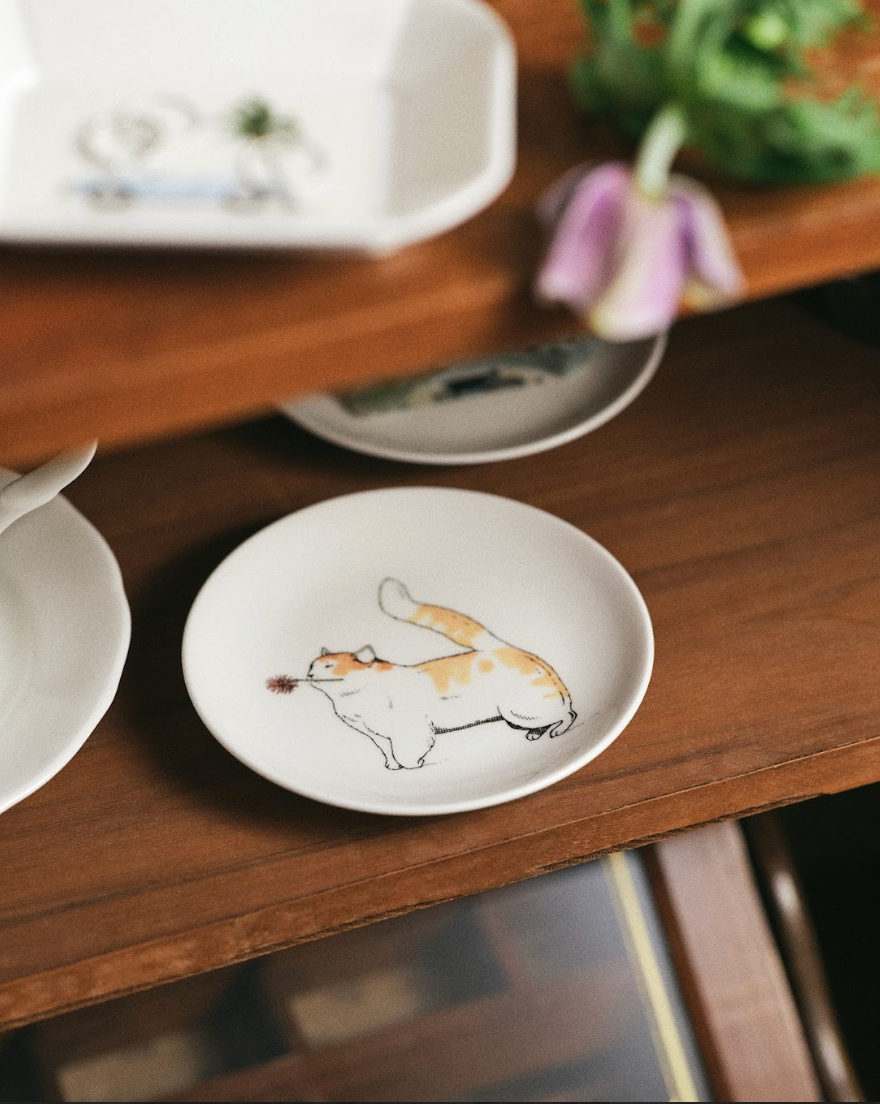 5" Plate (Cat)